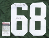 Kevin Mawae Signed New York Jets Jersey "HOF 2019" (JSA COA) 8xPro Bowl Center