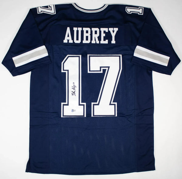 Brandon Aubrey Signed Dallas Cowboys Jersey (Beckett) 23 Pro Bowl Place Kicker