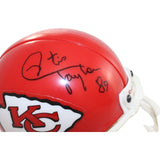 Otis Taylor Signed Kansas City Chiefs VSR4 Replica Mini Helmet Beckett 44228