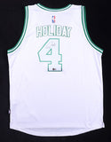 Jrue Holiday Boston Celtics Signed White Jersey (Beckett) 2024 NBA Champ