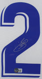 Real Madrid Vinicius Vini Jr. Authentic Signed White Adidas Framed Jersey BAS