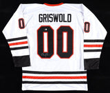 Chevy Chase Signed Blackhawks "Griswold "Jersey (Beckett) Christmas Vacation