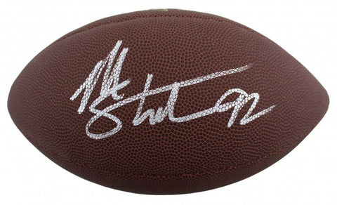 Michael Strahan Signed New York Giants Official NFL Wilson Football (Beckett)