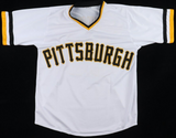 Manny Sanguillen Signed Pittsburgh Pirates Jersey (TSE) 2xWorld Series Champion