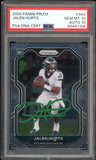 2020 Panini Prizm #343 Jalen Hurts RC On Card Green Ink PSA 10/10 Auto GEM MINT
