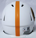 Troy Polamalu Autographed Steelers Lunar Speed Mini Helmet - Beckett W Hologram