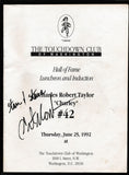 Art Monk HOF Autographed HOF Induction Program Washington Redskins