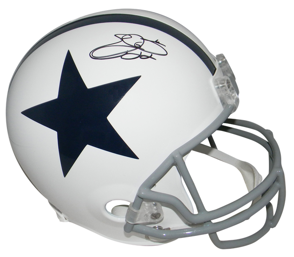 EMMITT SMITH AUTOGRAPHED DALLAS COWBOYS FULL SIZE THANKSGIVING HELMET PROVA