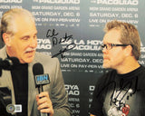 Al Bernstein & Freddie Roach Autographed 8x10 Photo Announcer Beckett QR BH29137