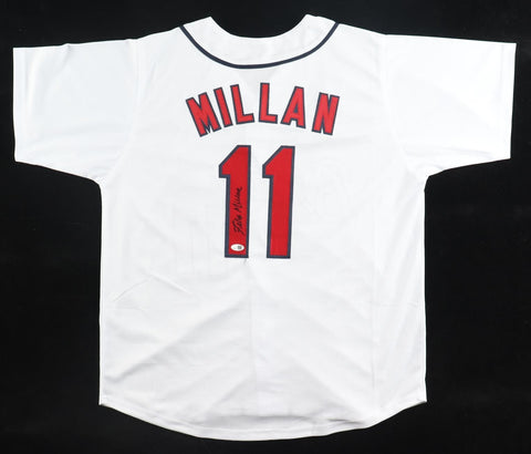 Felix Millan Signed Atlanta Braves Jersey (JSA QR Code) 3xAll Star 2nd Baseman