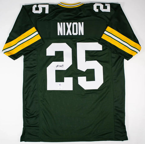 Keisean Nixon Green Bay Packers Jersey Signed (JSA COA) 2022 NFL Kick Return Ldr