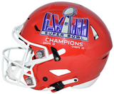 PATRICK MAHOMES SIGNED KANSAS CITY CHIEFS SUPER BOWL LVIII SPEEDFLEX HELMET BAS
