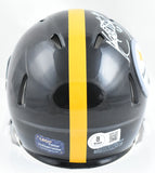 Kordell Stewart Autographed Steelers Speed Mini Helmet - Beckett W Holo *White