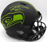 Russell Wilson Autographed Eclipse Full Size Helmet Seahawks Beckett WE96268