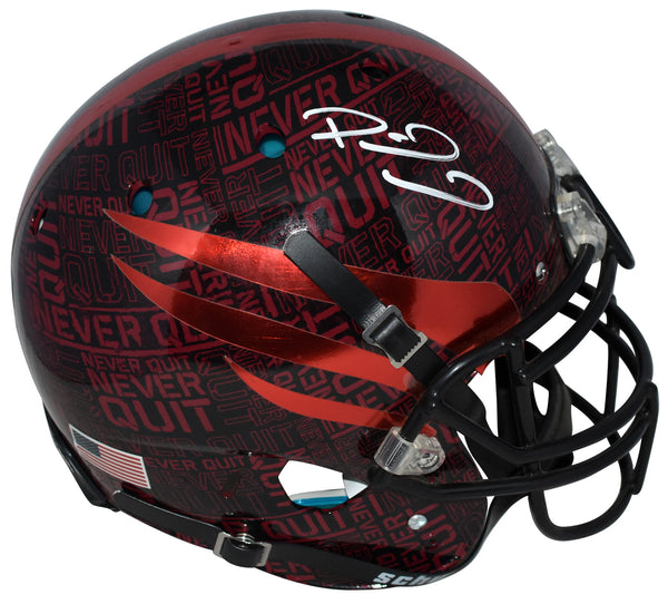 PATRICK MAHOMES SIGNED TEXAS TECH RED RAIDERS NEVER QUIT AUTHENTIC HEL – Super Sports Center