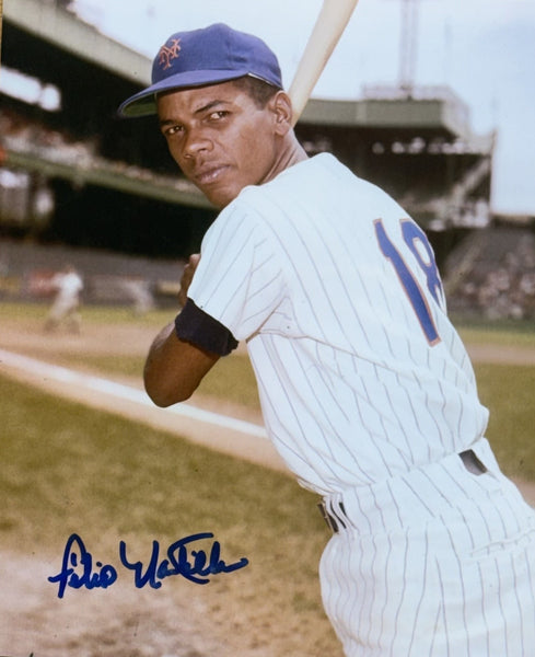 FELIX MANTILLA Signed 8x10 Photo #1 - New York Mets Third Baseman - AUTO