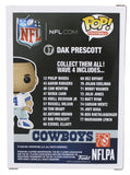 Cowboys Dak Prescott Authentic Signed #67 Funko Pop Vinyl Figure BAS Witnessed