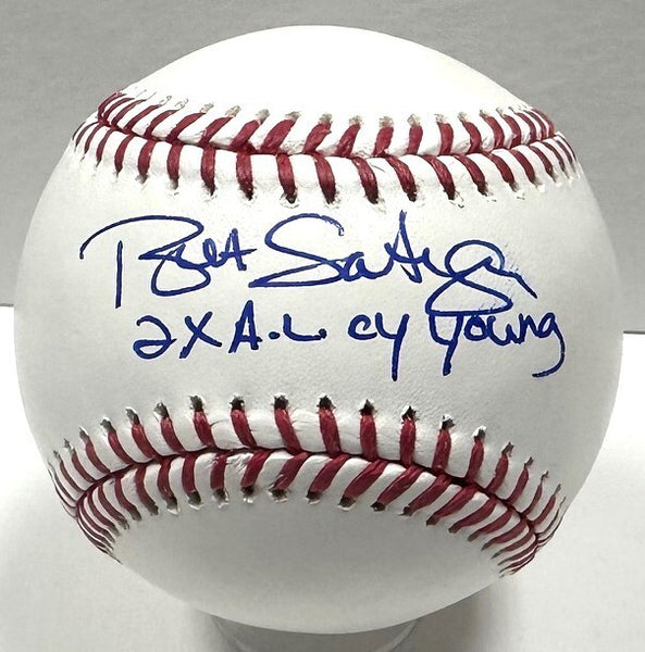 Royals BRET SABERHAGEN Signed Official MLB Baseball AUTO w/ 2 x AL CY - BAS