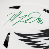 Signed Dallas Goedert Eagles Helmet