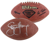 49ers Steve Young Signed Official Wilson 75th Logo Nfl Football BAS #BF19957
