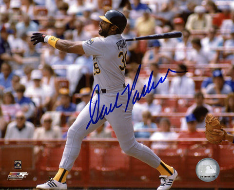 Dave Parker Signed Athletics (A's) Swinging Action 8x10 Photo - (SCHWARTZ COA)
