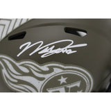 Will Levis Autographed/Signed Tennessee Titans 22 STS Mini Helmet Beckett 46996