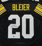 Steelers ROCKY BLEIER Signed Custom Replica Black Pittsburgh Jersey AUTO - BAS