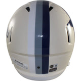 Emmitt Smith Autographed Dallas Cowboys F/S Retro Helmet Beckett Witness 55288