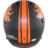 Bo Nix Autographed Denver Broncos F/S Eclipse Helmet Beckett Witness 51398
