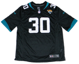 JAMES ROBINSON AUTOGRAPHED SIGNED JACKONSVILLE JAGUARS #30 NIKE JERSEY BECKETT