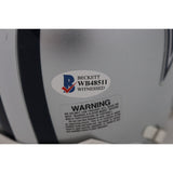 Deion Sanders Autographed/Signed Dallas Cowboys VSR4 Mini Helmet Beckett 25732