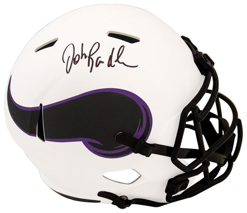 John Randle Signed Vikings LUNAR Riddell Full Size Rep Helmet - (SCHWARTZ COA)