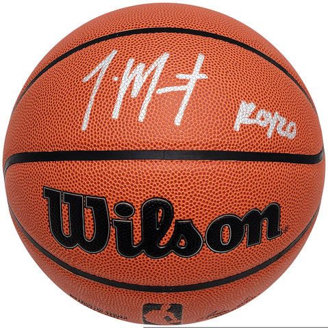 JA MORANT AUTOGRAPHED WILSON BASKETBALL GRIZZLIES ROY 20 JSA 207965