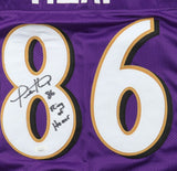 Todd Heap Signed Baltimore Ravens Jersey Inscribed "Ring of Honor" (Beckett) T.E