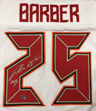 Peyton Barber Signed Tampa Bay Buccaneers White Jersey (Barber Hologram)