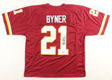 Earnest Byner Signed Washington Redskins Jersey Inscribed "SB XXVI Champs" (PSA)