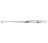 Barry Larkin Signed Cincinnati Reds Rawlings White Chrome MLB Bat
