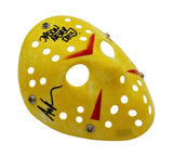 Ari Lehman Signed Friday the 13th Yellow Costume Mask - Jason Never Dies