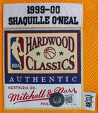 Shaquille O'Neal "Diesel" Signed Yellow M&N 1999-00 HWC Authentic Jersey BAS Wit