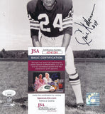 Ernie Kellermann Autographed 8x10 Photo Cleveland Browns JSA