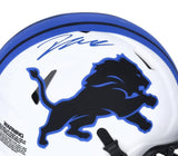 D'ANDRE SWIFT Autographed Lions Lunar Eclipse Mini Speed Helmet FANATICS
