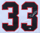 Scott Darling Signed Blackhawks Jersey (Beckett) Chicago Stanley Cup Champion 15