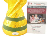 Mario Kempes Argentina Signed Replica World Soccer Championship Trophy JSA