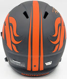 Russell Wilson Auto Broncos Eclipse Black Full Size Rep Speed Helmet Fanatics