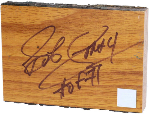 Autographed Bob Cousy Celtics Game Used Floorboard