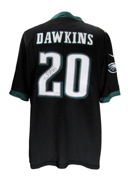 Brian Dawkins HOF Autographed Black Nike On Field Football Jersey Eagles PSA/DNA