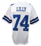 Bob Lilly HOF Signed/Inscribed Cowboys White Custom Football Jersey JSA 156991