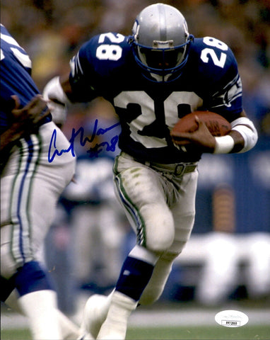 Curt Warner Seattle Seahawks Signed/Autographed 8x10 Photo JSA 161312