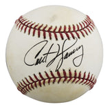 Athletics Curt Young Authentic Signed Allen Selig OML Baseball BAS #BU64324