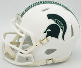 ANDRE RISON AUTOGRAPHED MICHIGAN STATE SATIN WHITE MINI HELMET HOF JSA 232857